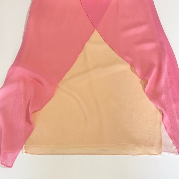 Rag & Bone Cubana Dress Silk Georgette Sleeveless Midi Carnation Pink 0 XS - Picture 12 of 16